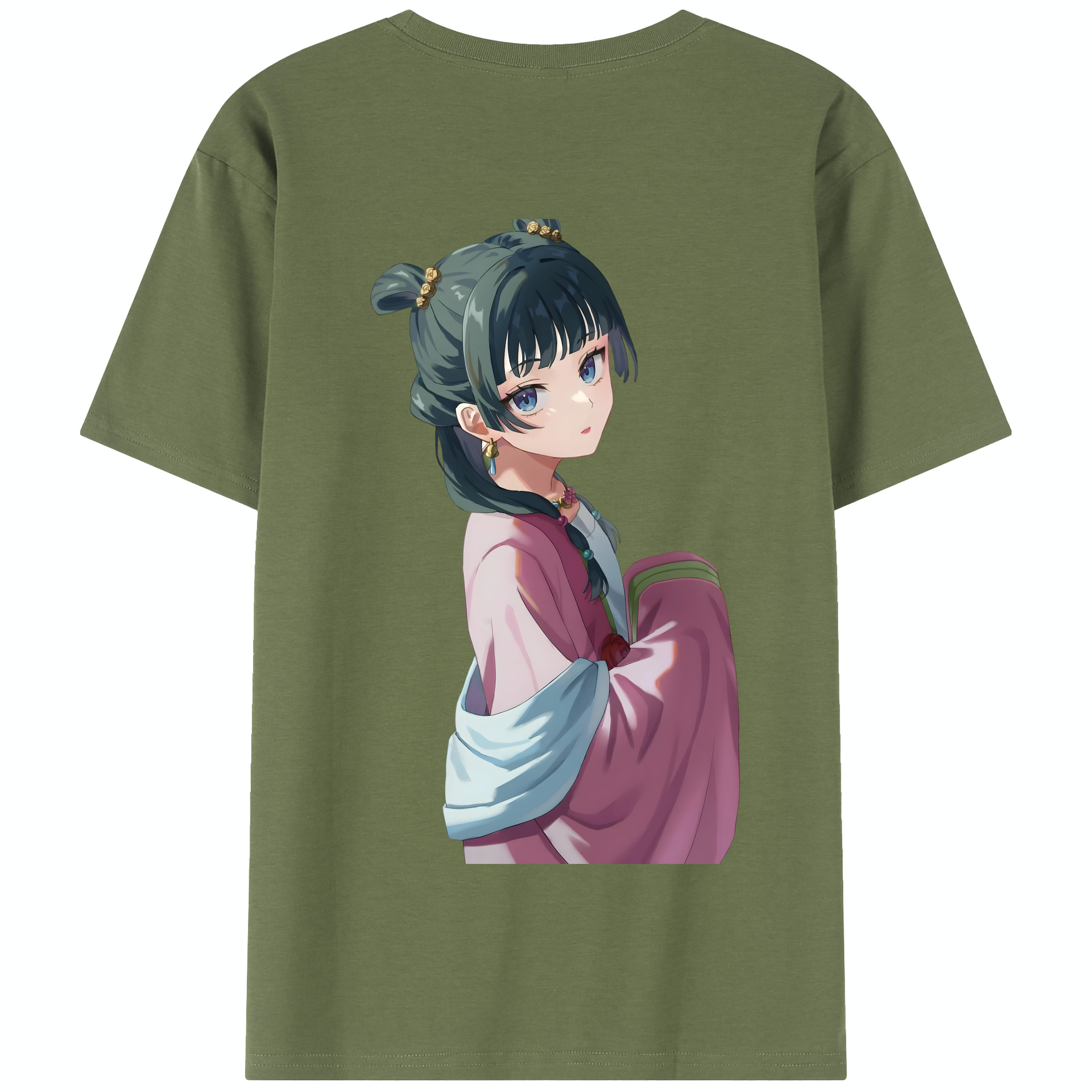 （画像用） 薬屋のひとりごと The Apothecary Diaries 綿100％半袖Tシャツ（背面プリント）